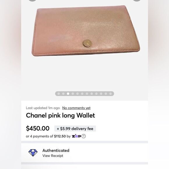 Gucci pink long Cc logo wallet - Picture 15 of 16